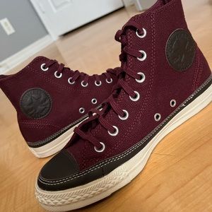 Converse All Star Chuck Taylor Burgundy Heavy Canvas Hightop Men’s 5.5